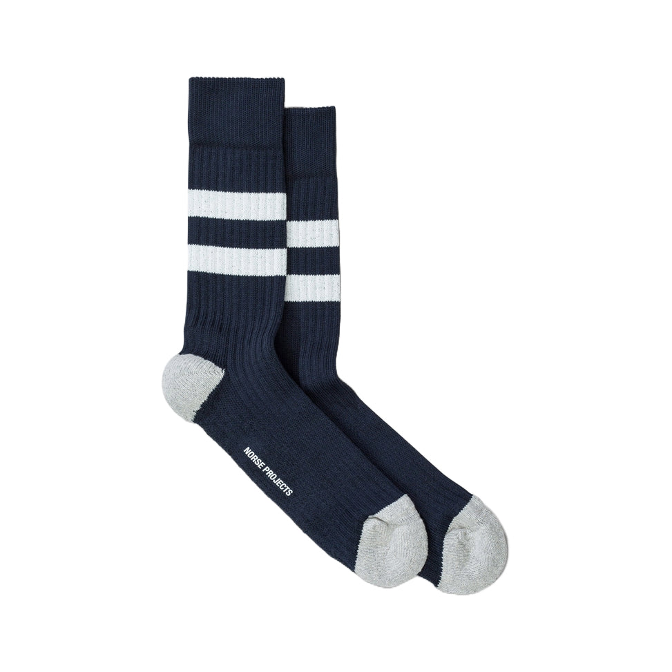 Bjarki Cotton Sports Socks - Dark Navy