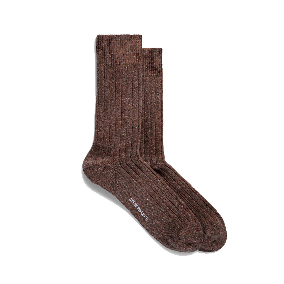 Bjarki Neps Socks - Espresso