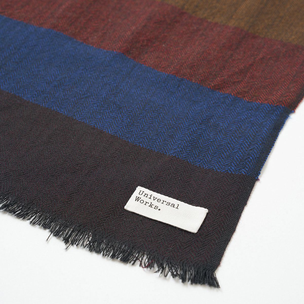 Himalayan Scarf - Brown Reversible Wool