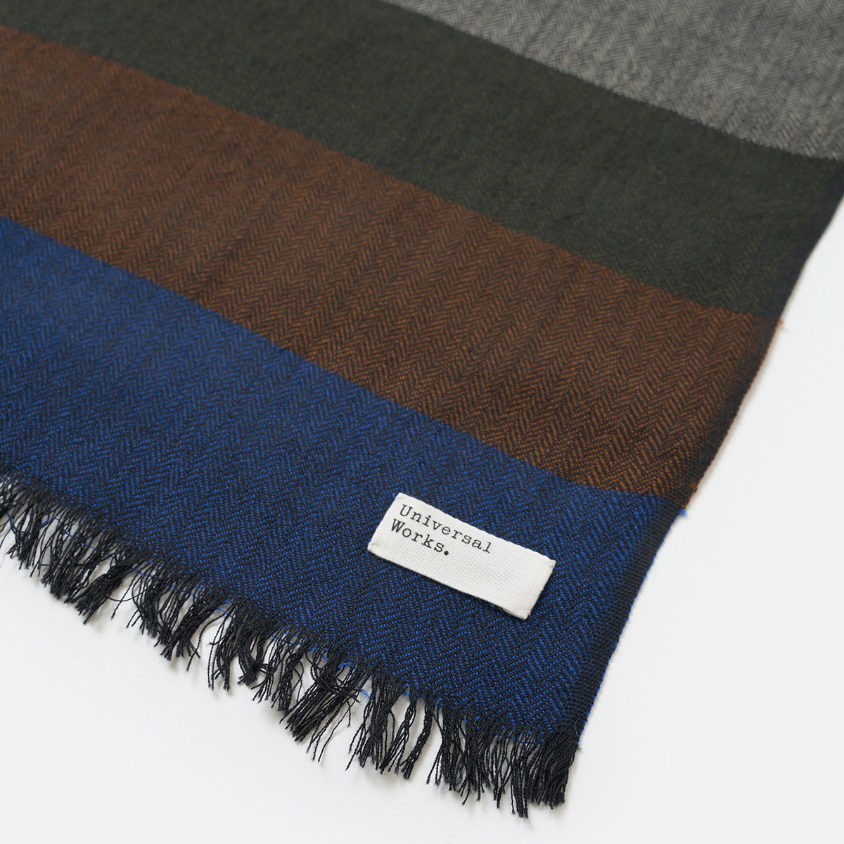 Himalayan Scarf - Grey Reversible Wool