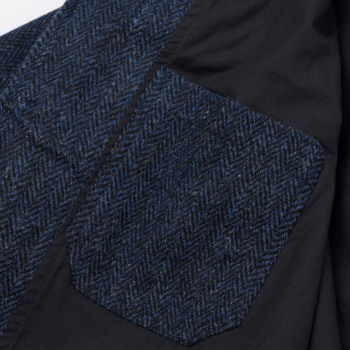 OG Bakers Jacket - Blue/Black Harris Tweed