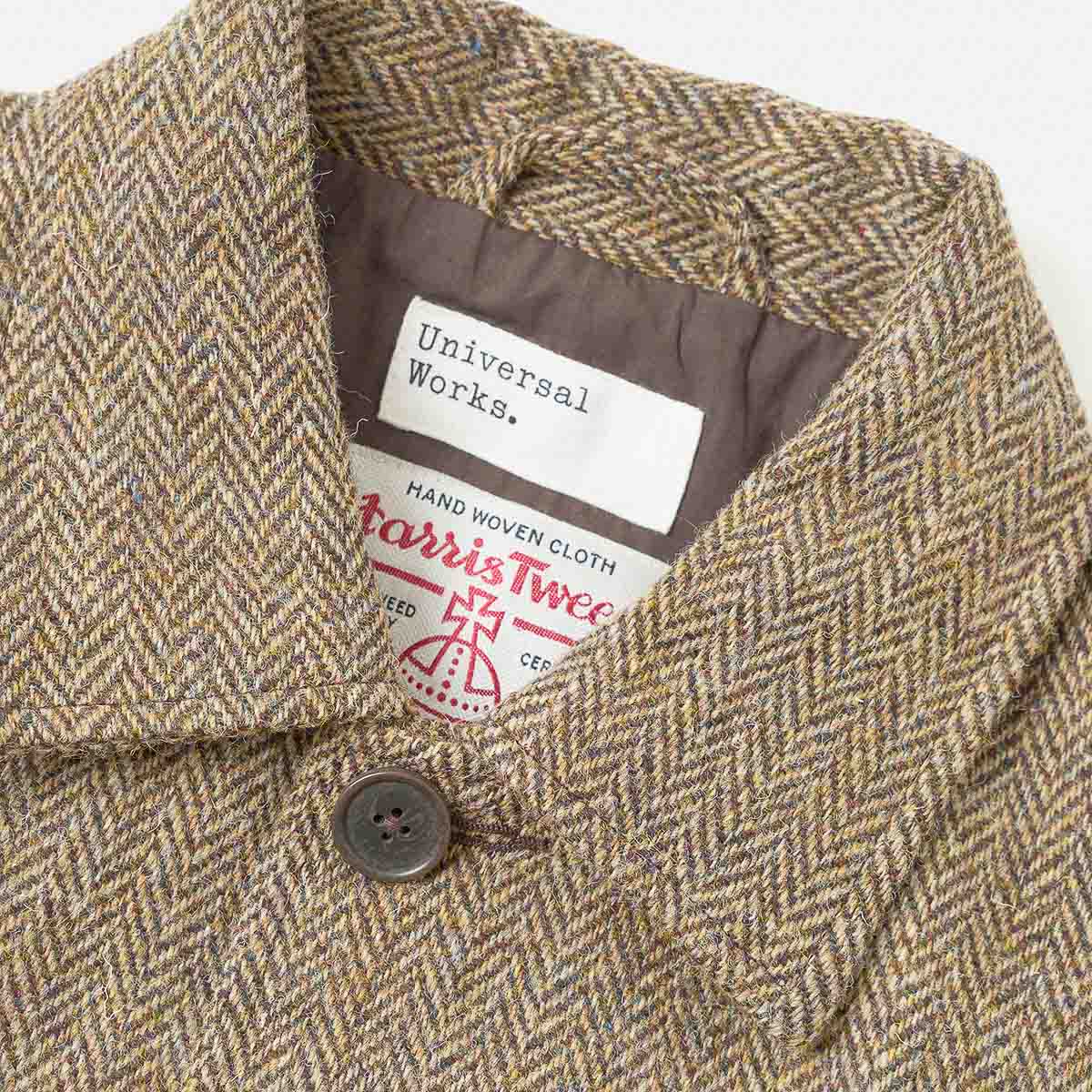 OG Bakers Jacket - Sand/Brown Harris Tweed