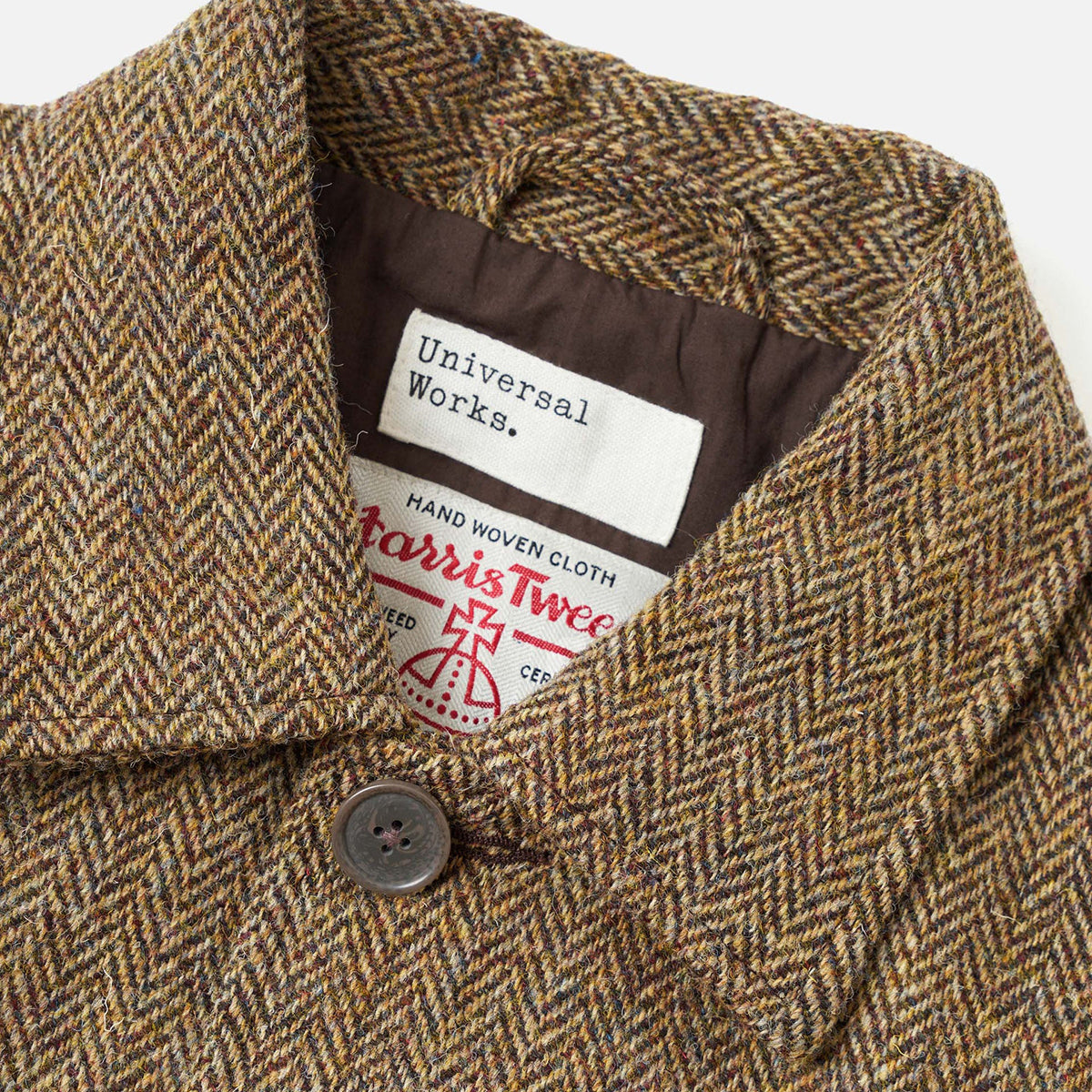 OG Bakers Jacket - Sand/Brown Harris Tweed