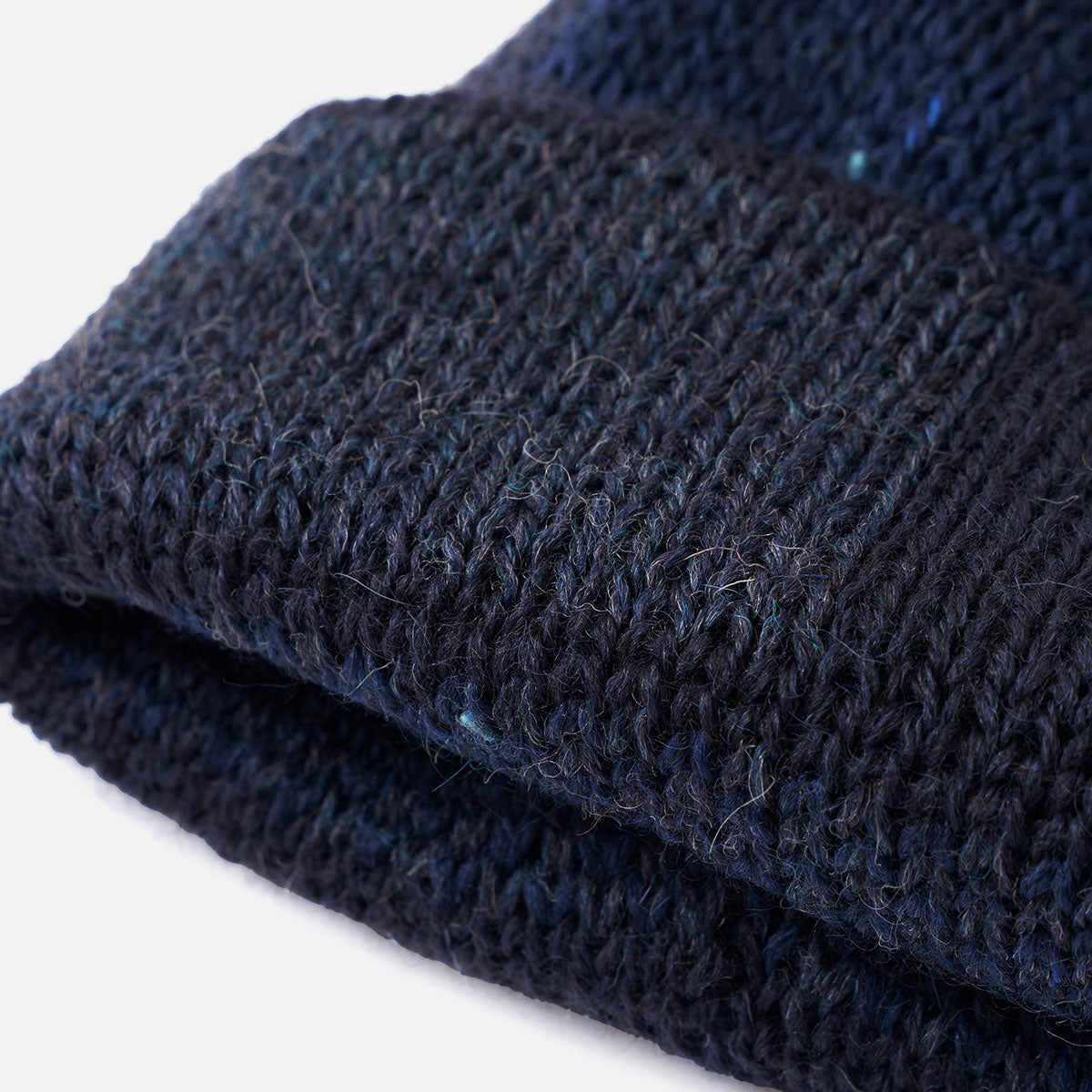 Short Watch Cap - Tonal Navy British Wool