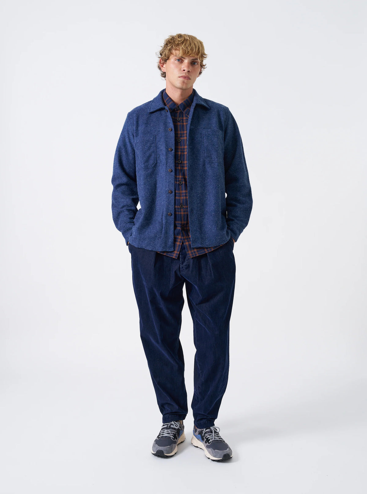 Work Shirt - Navy Dam Marl