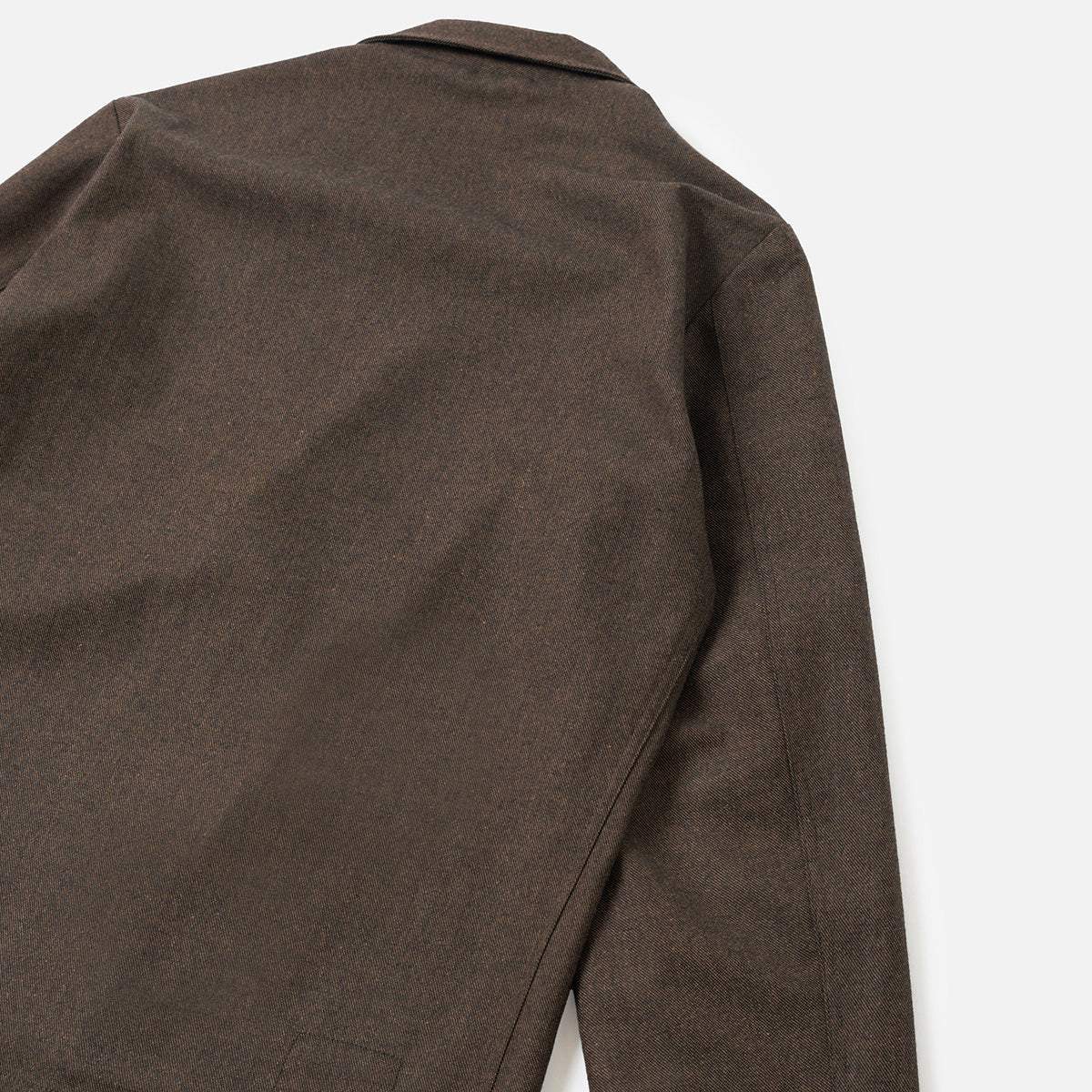 Two Button Jacket - Brown Recycled Italian Tweed
