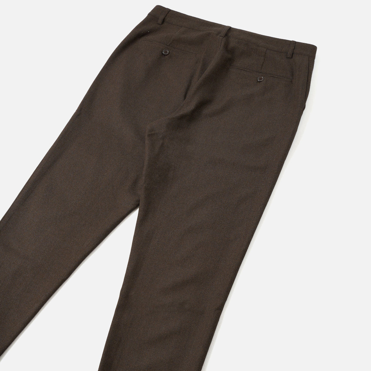Military Chino - Brown Recycled Italian Tweed