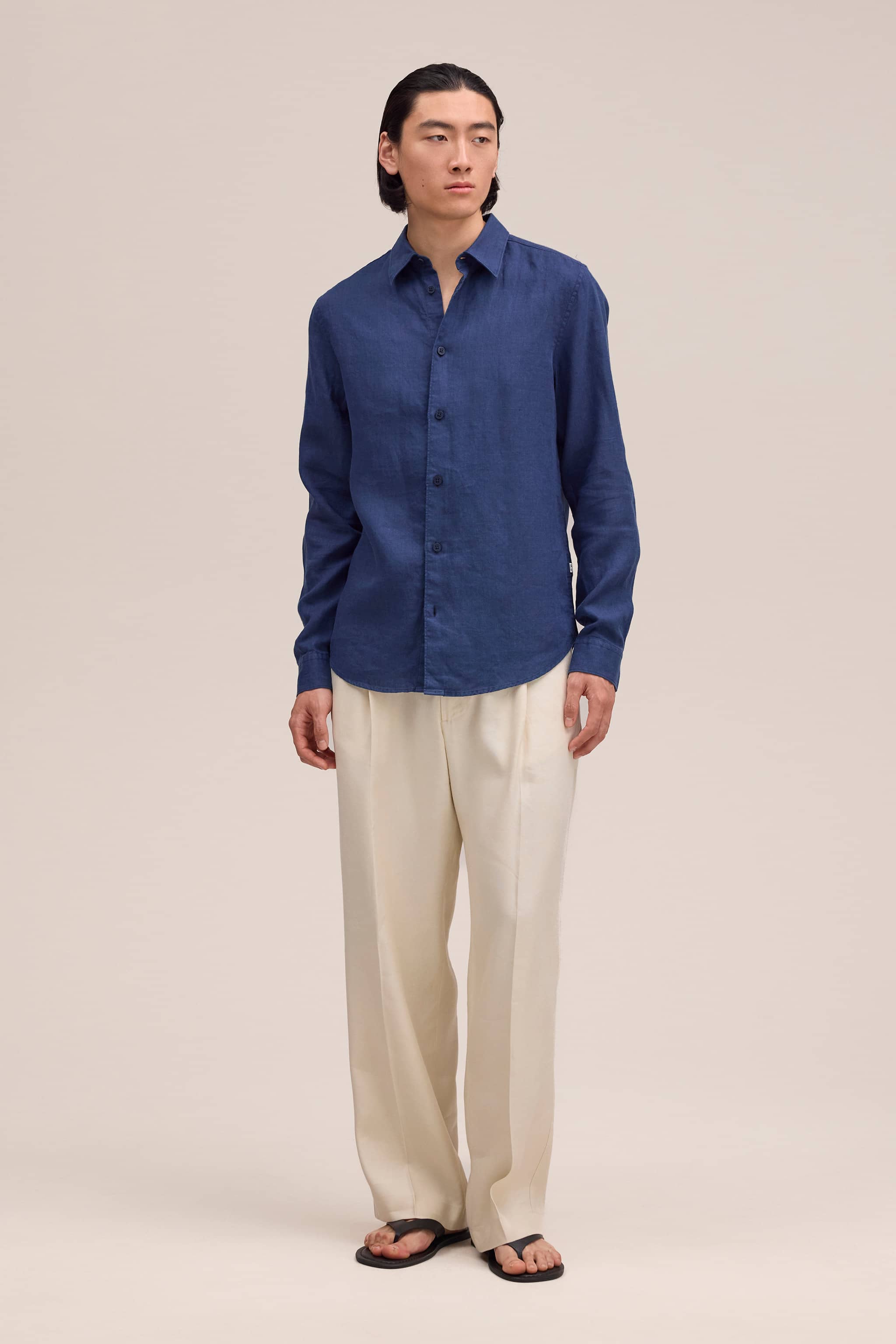 Enzo Shirt - Navy Blue