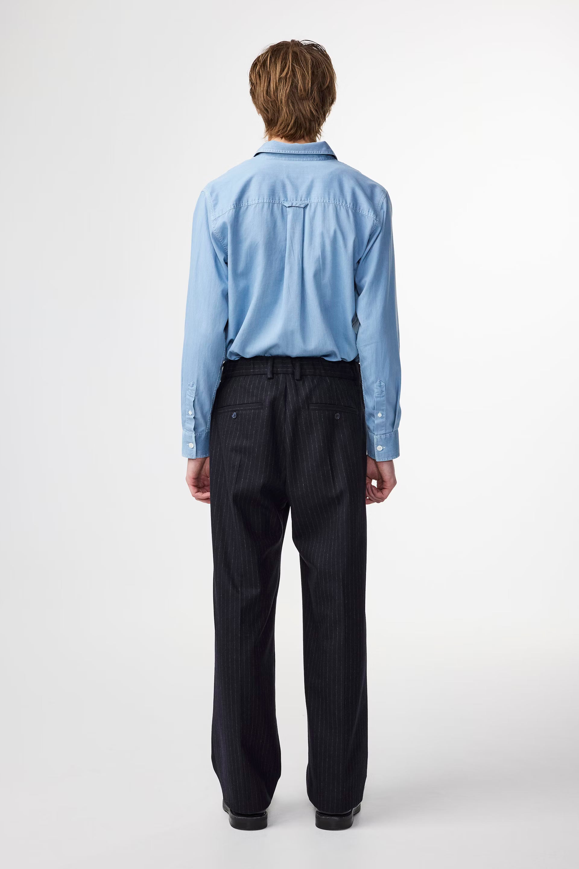 Kay Trousers - Navy Stripe