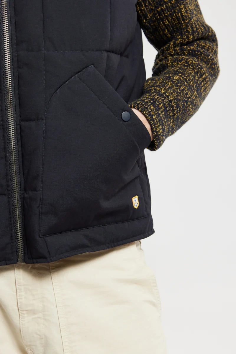 Quilted Heritage Gilet - Rich Navy