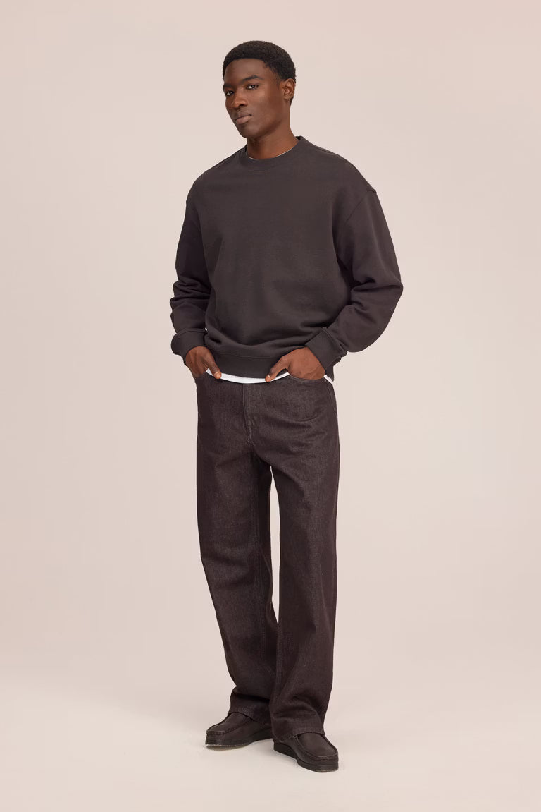 David Crew Sweatshirt - Dusky Port