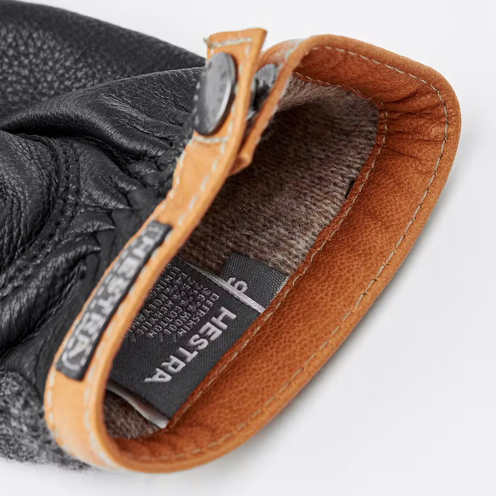 Deerskin Wool Tricot - Charcoal/Black