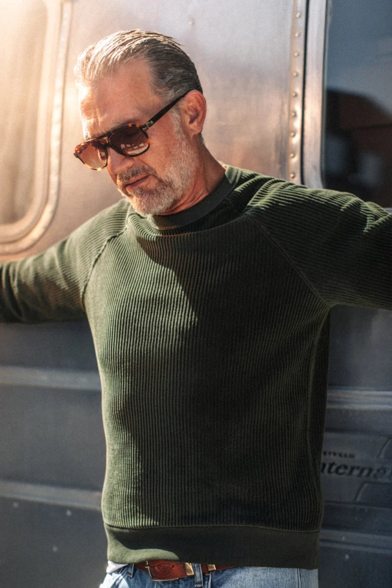 Masset Corduroy Sweatshirt - Green