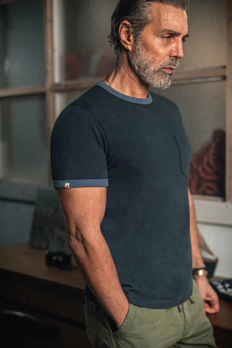 Ringer T-Shirt - Navy