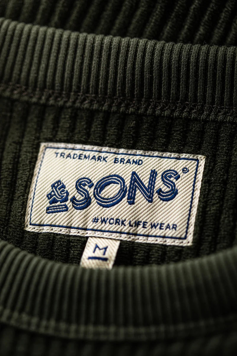 Masset Corduroy Sweatshirt - Green