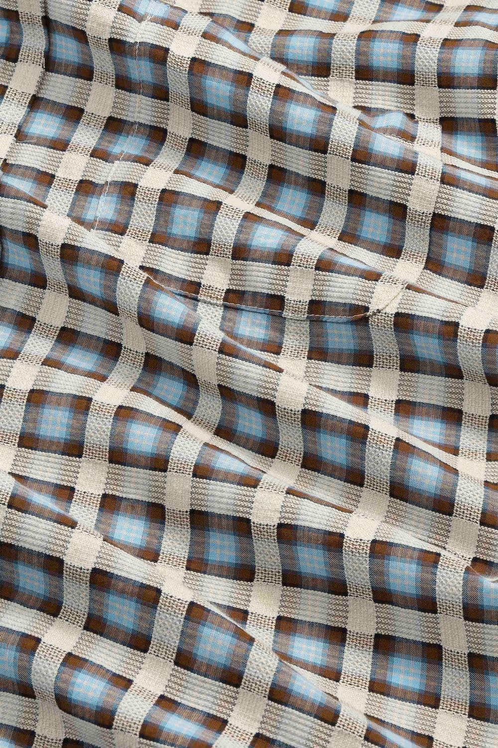 Deon Leno Weave Shirt - Blue Check
