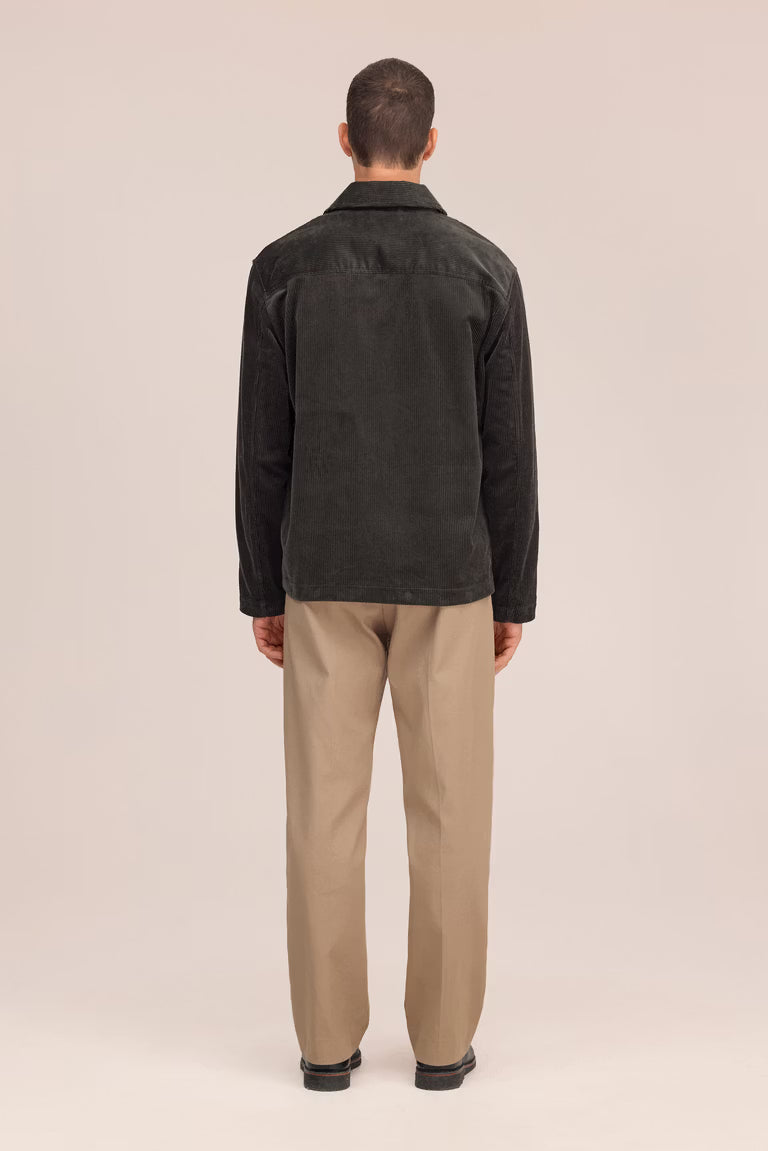 Morgan Cord Overshirt - Dark Army