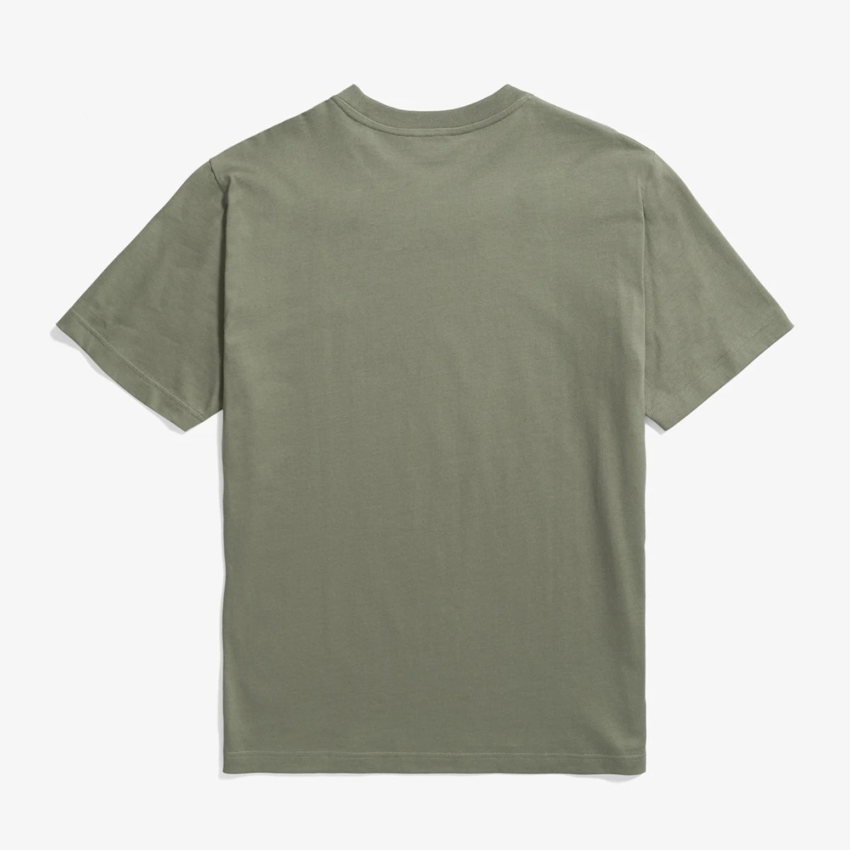 Johannes Organic NORSE Logo Print T-shirt - Moss Green