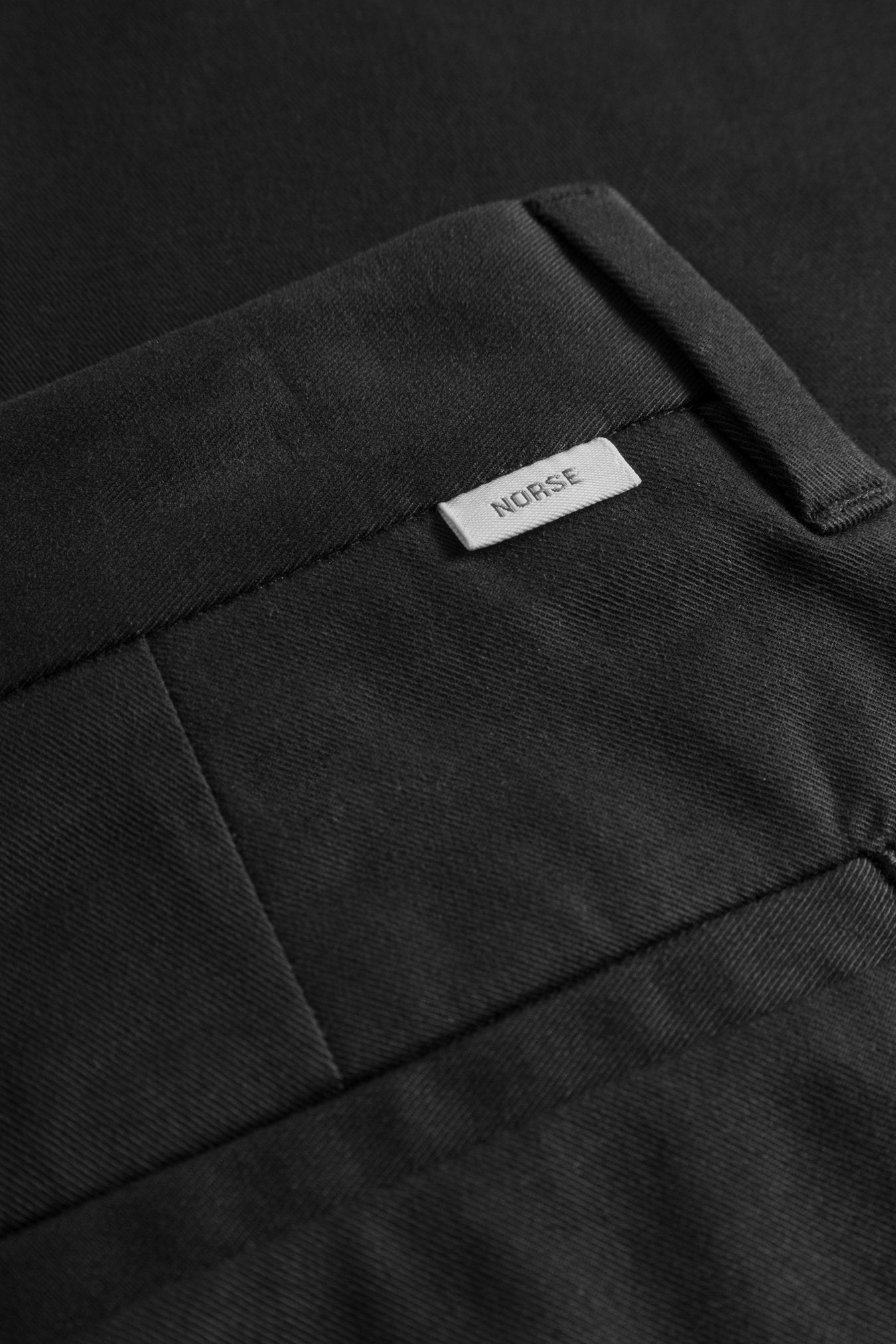 Norse Standard Slim Chino - Black