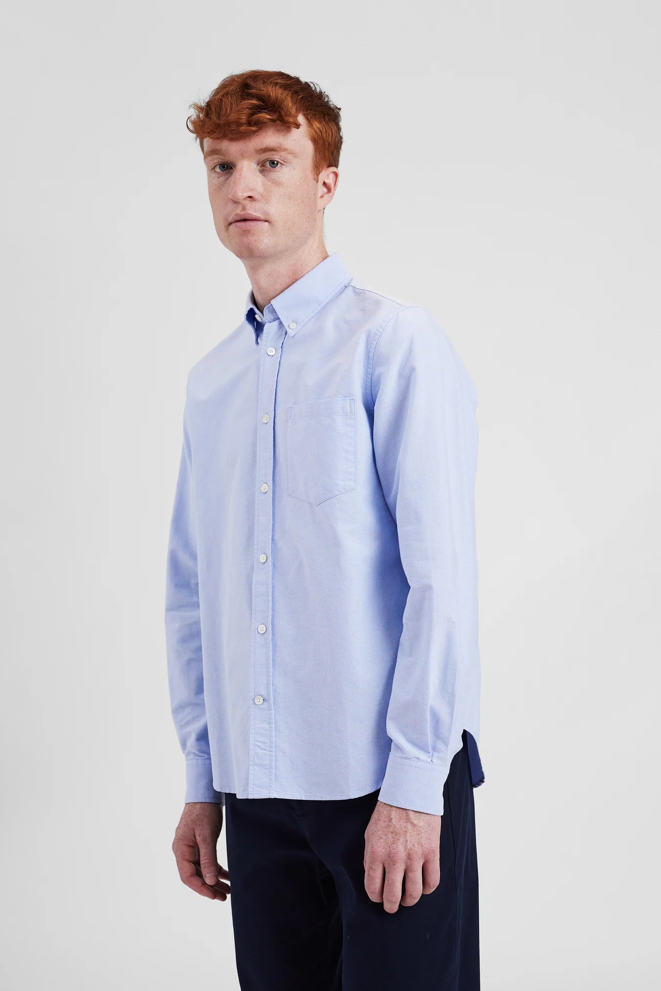 Norse Standard Oxford BD Shirt - Pale Blue