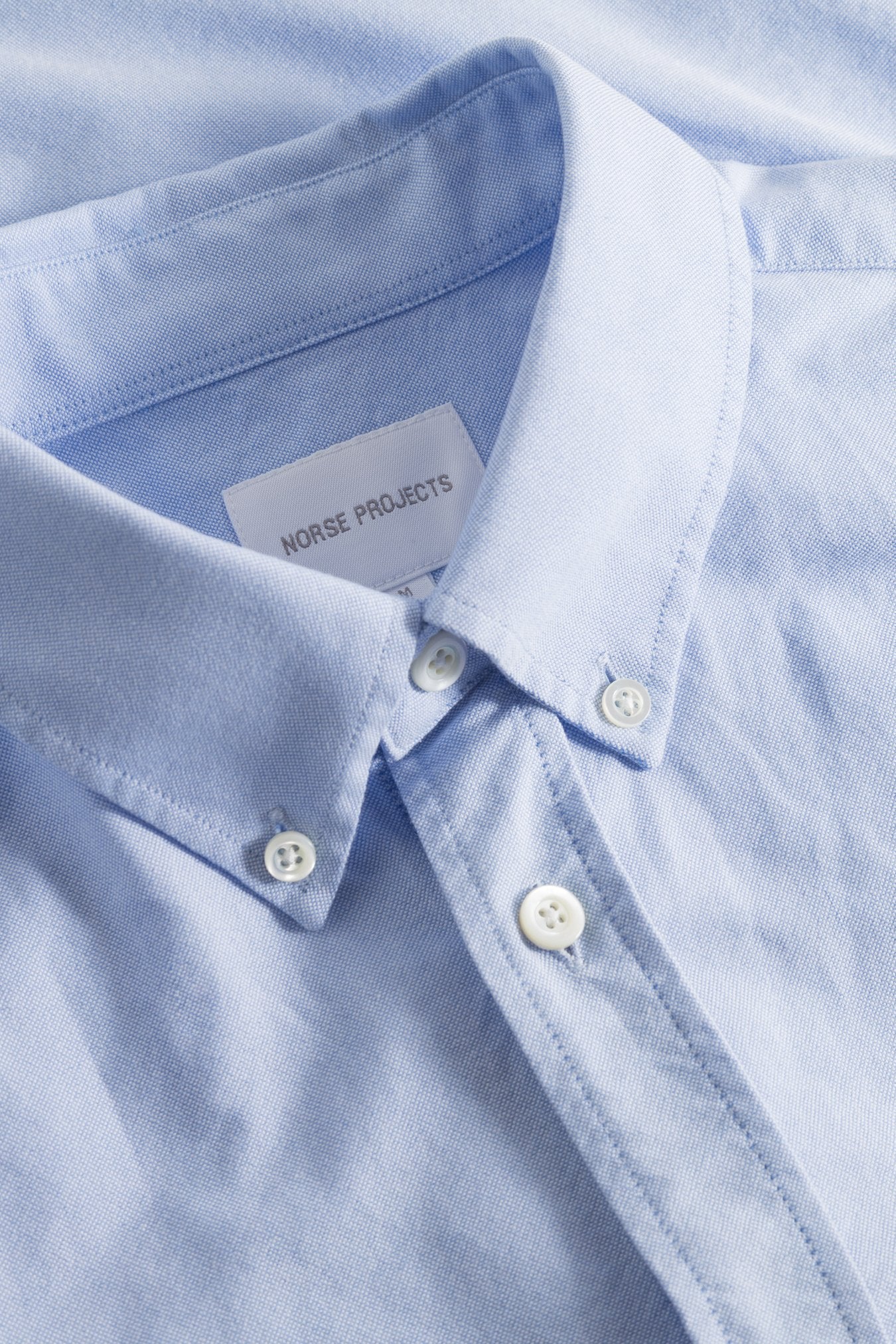 Norse Standard Oxford BD Shirt - Pale Blue