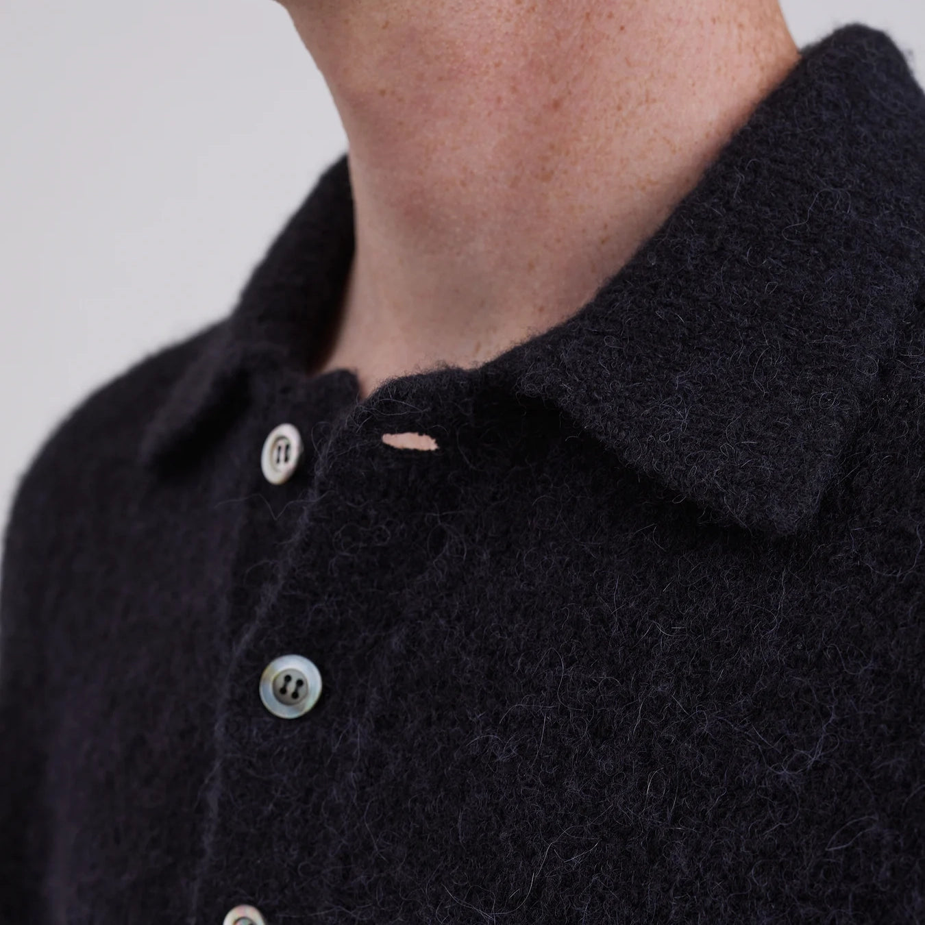 Rasmus Brushed Polo - Black