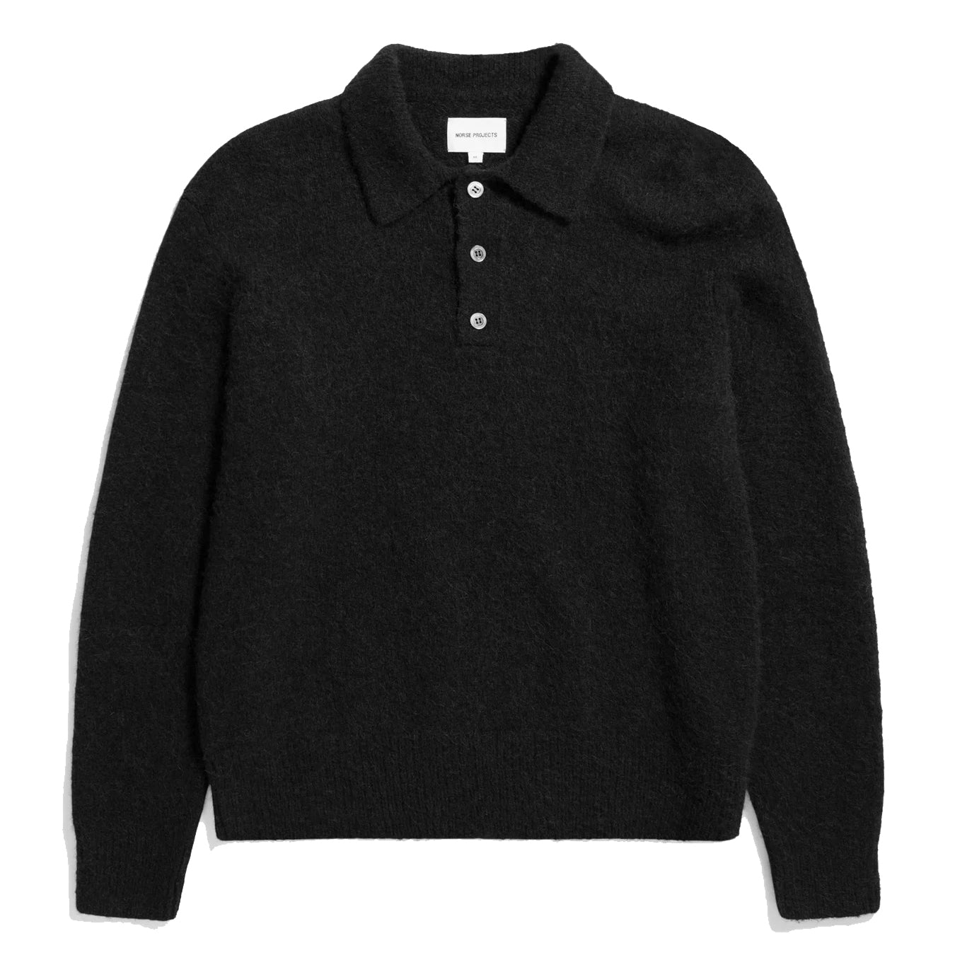 Rasmus Brushed Polo - Black