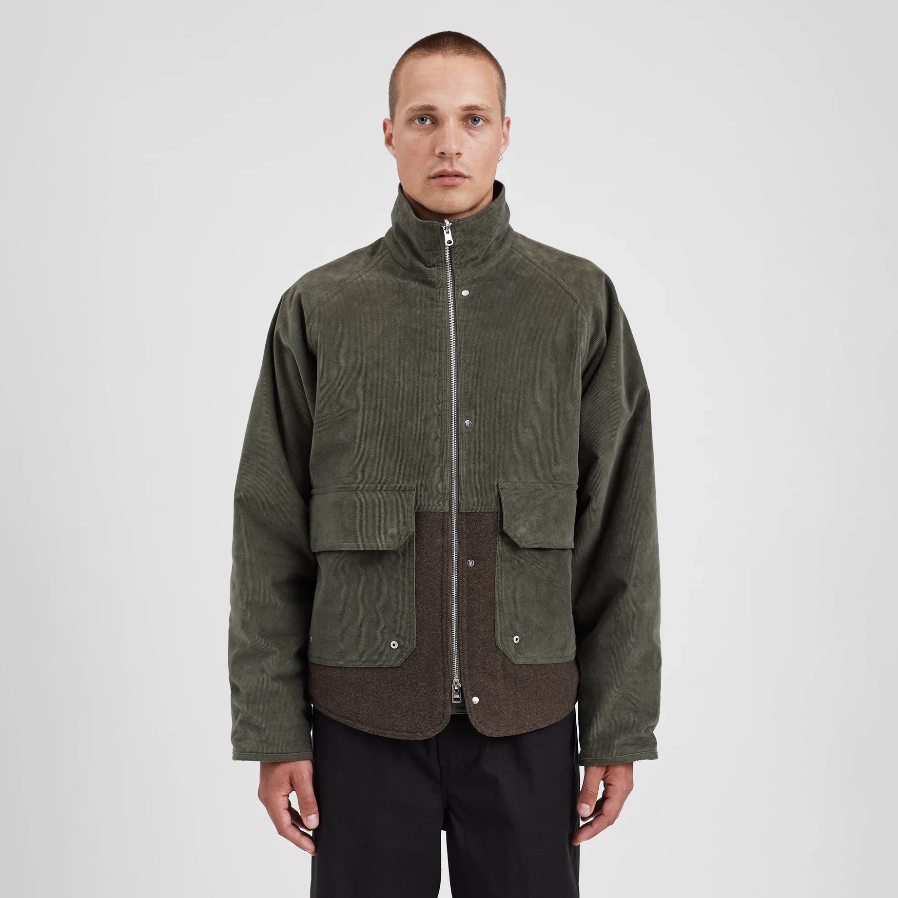 Hakon Solotex Corduroy Jacket - Ivy Green