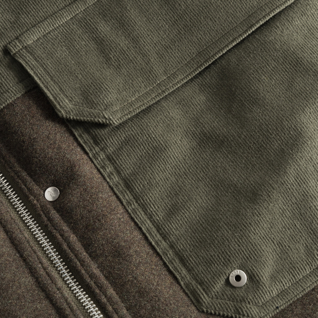 Hakon Solotex Corduroy Jacket - Ivy Green