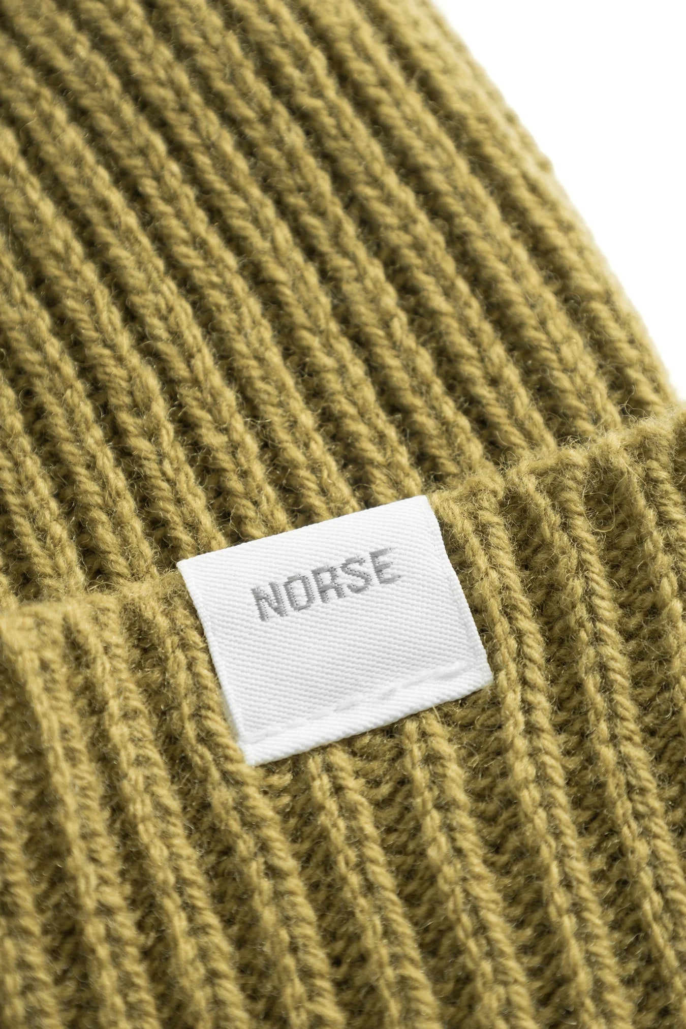 Norse Standard Merino Lambswool Beanie - Sitka Green