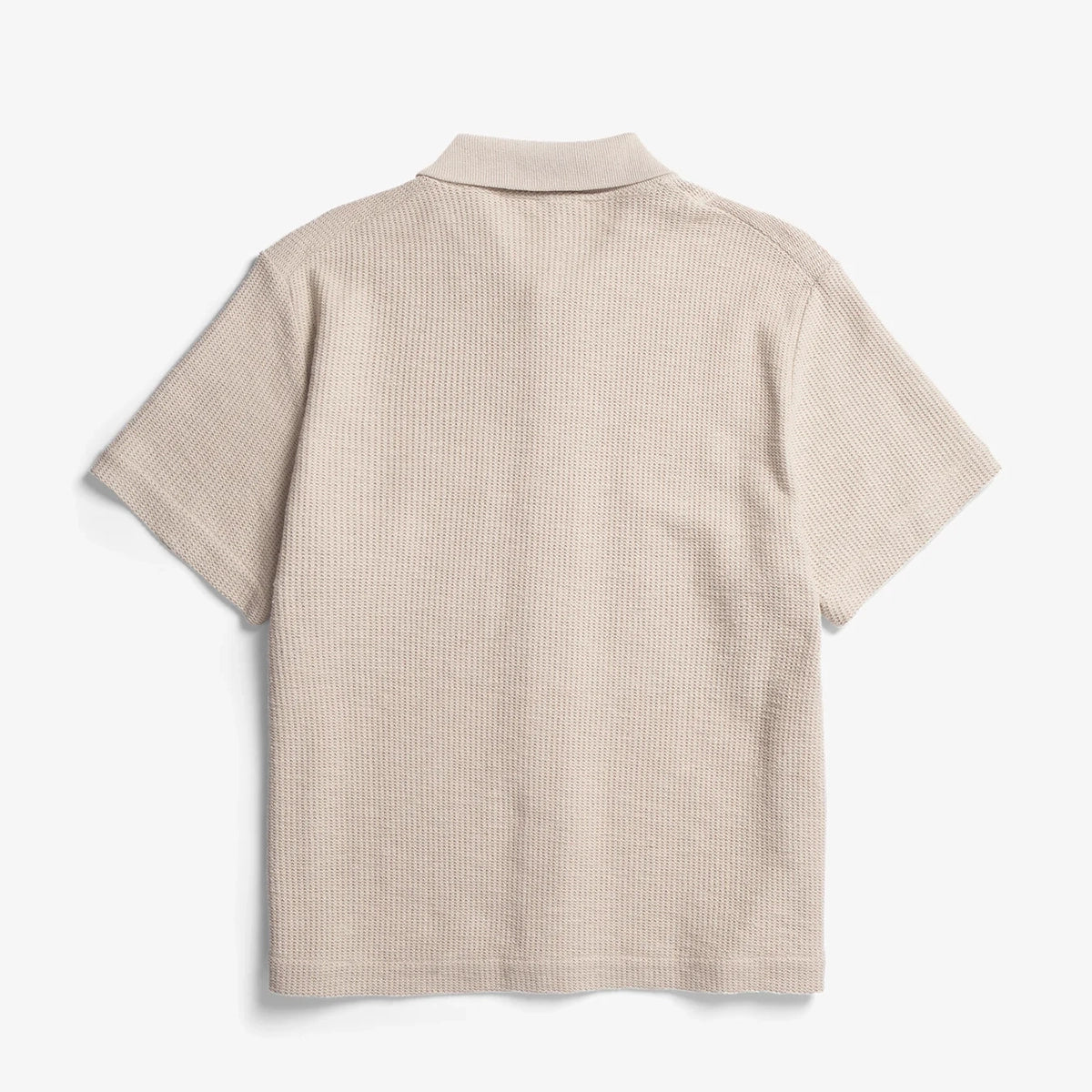 Gustav Crochet Jersey Shirt - Oatmeal