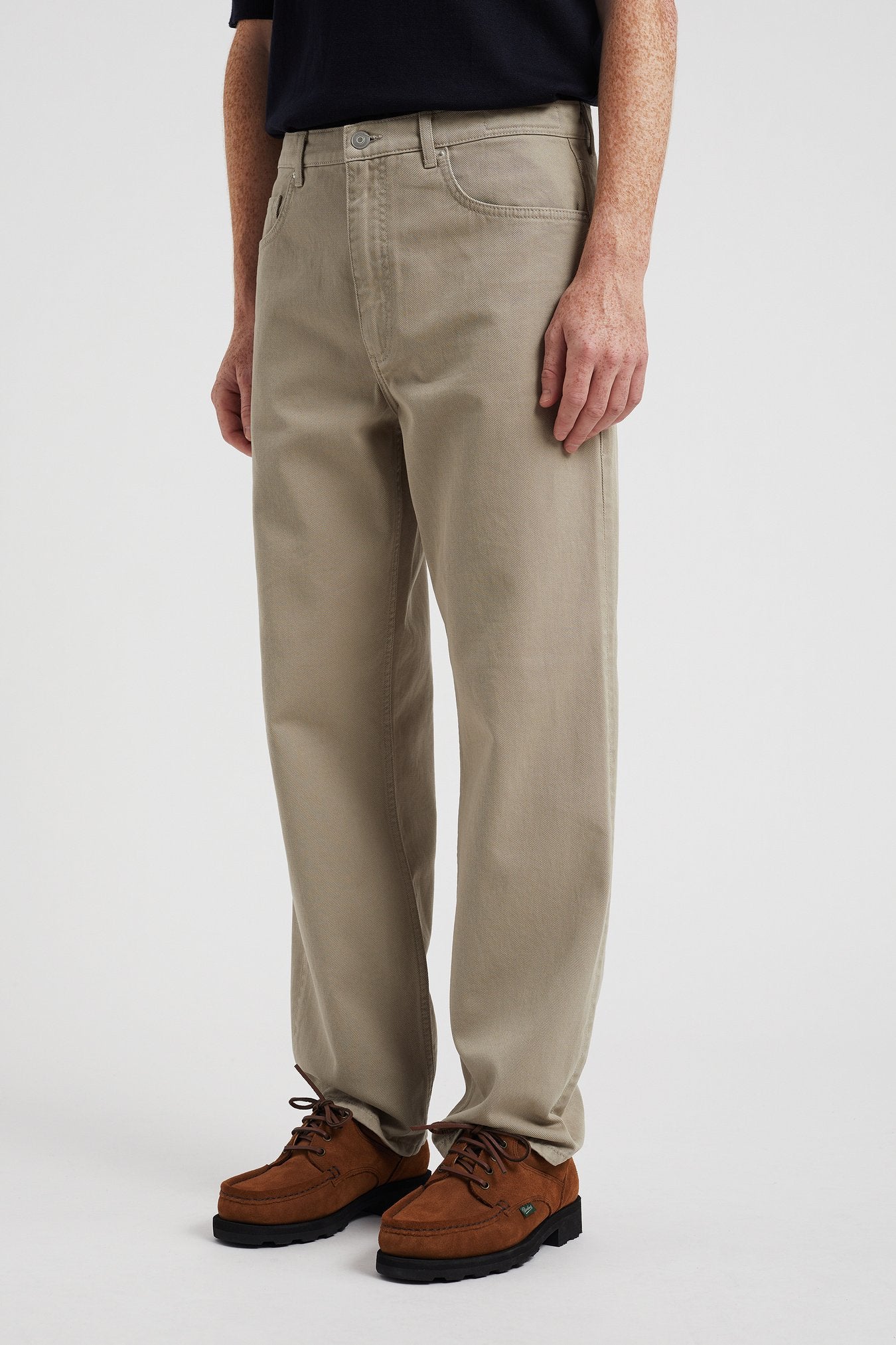 Mogens Relaxed 5 Pocket Heavy Twill - Clay