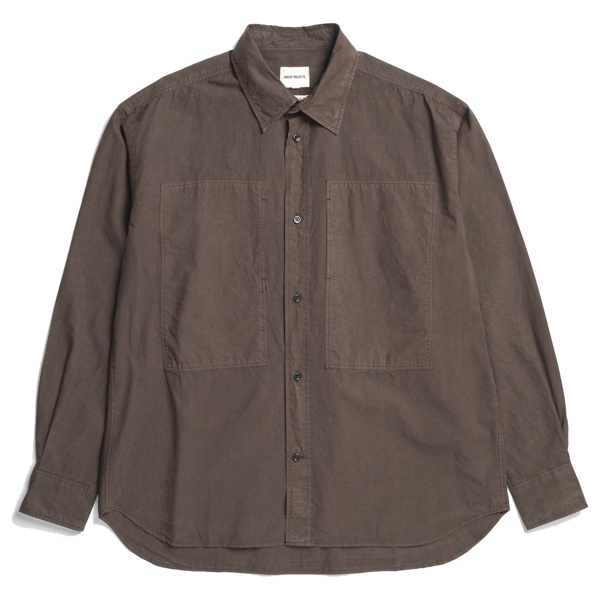 Ole Fatigue Cotton Tencel Shirt - Espresso
