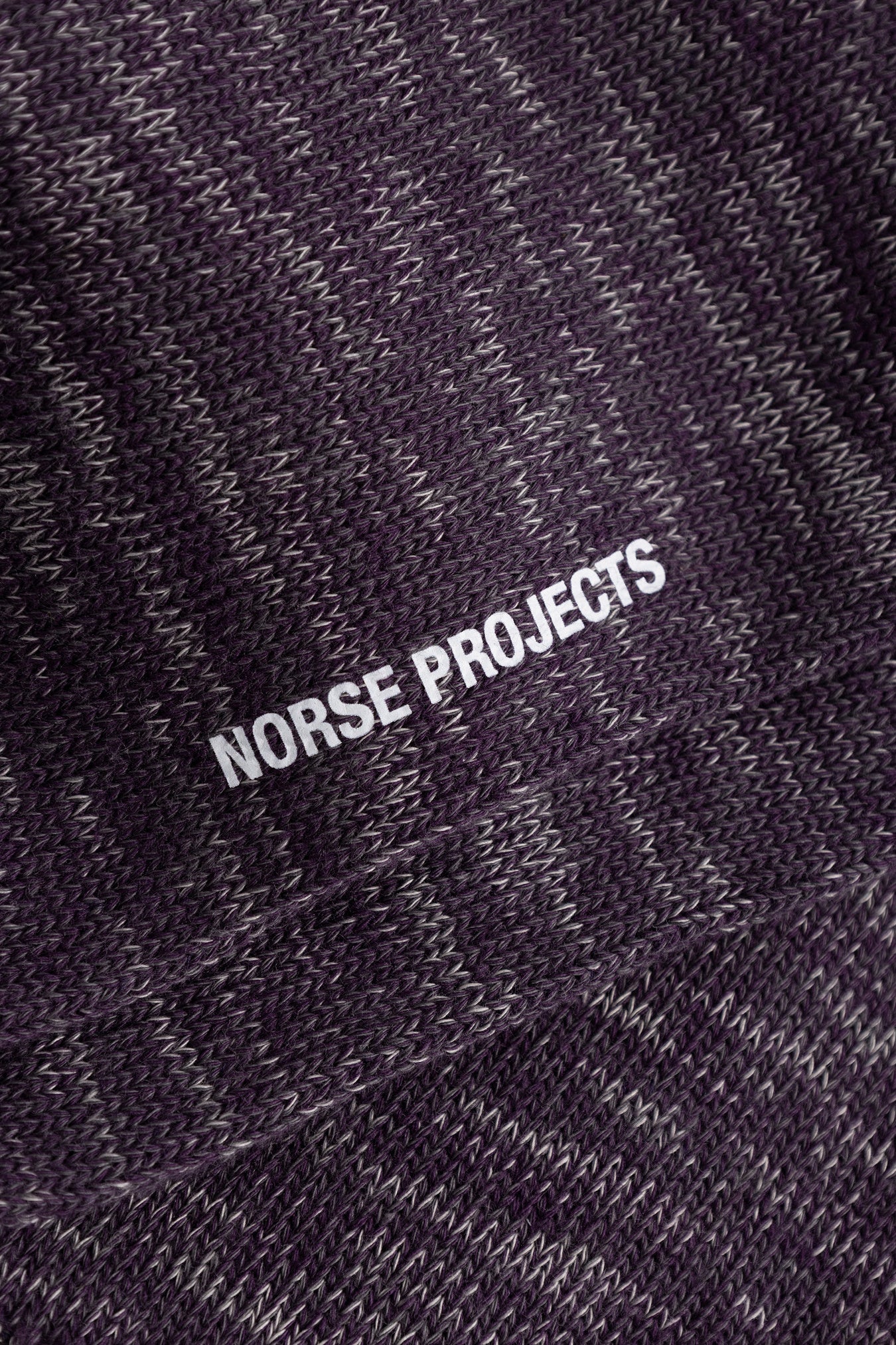 Bykle Heavy Cotton Twist Sock - Vintage Violet