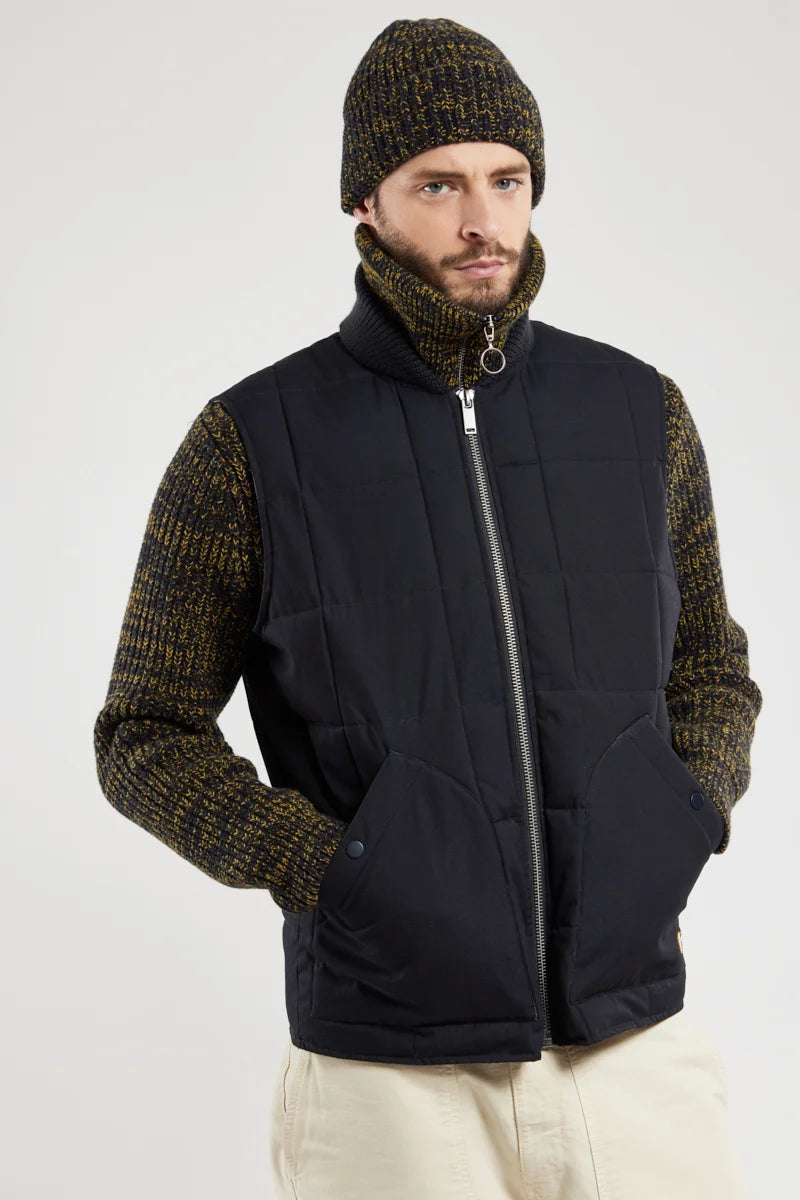 Quilted Heritage Gilet - Rich Navy