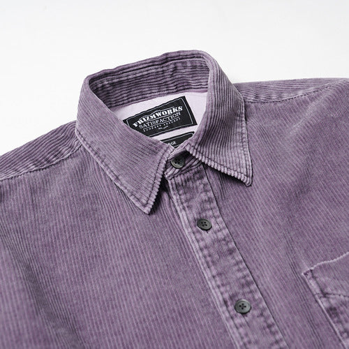 Pigment 8W Corduroy Shirt 002 - Purple