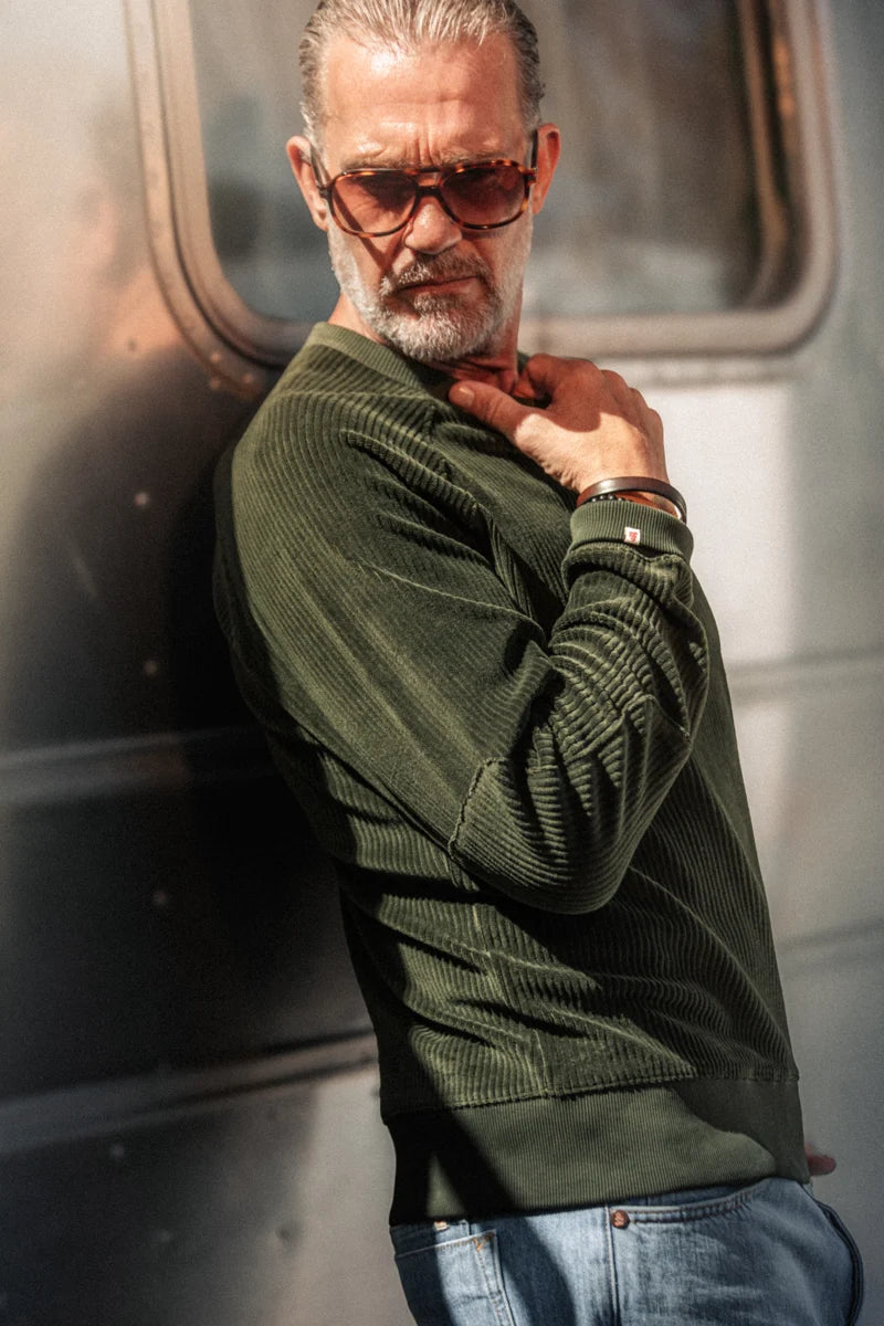 Masset Corduroy Sweatshirt - Green