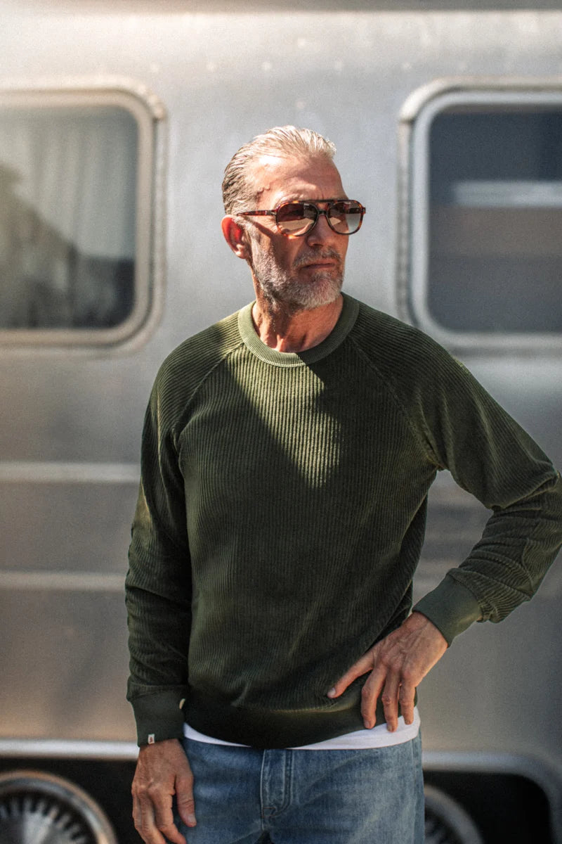 Masset Corduroy Sweatshirt - Green