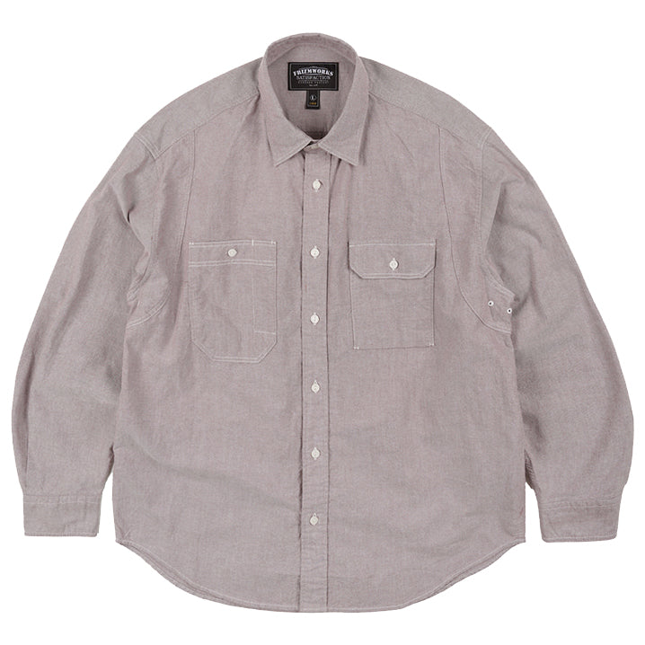 1920s Oxford Work Shirt - Brown