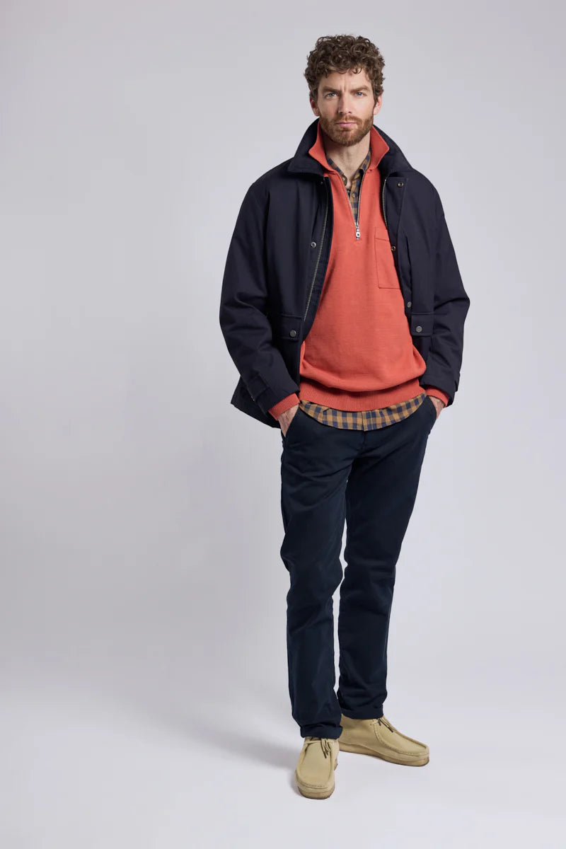 Quilted Jacket - Rich Navy