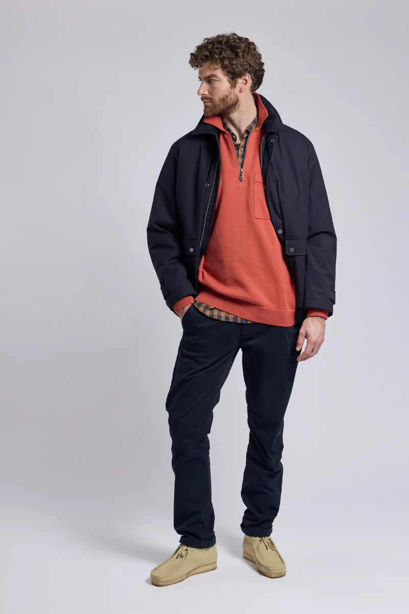Quilted Jacket - Rich Navy