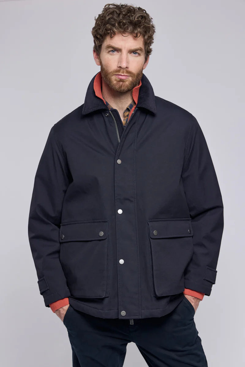 Quilted Jacket - Rich Navy