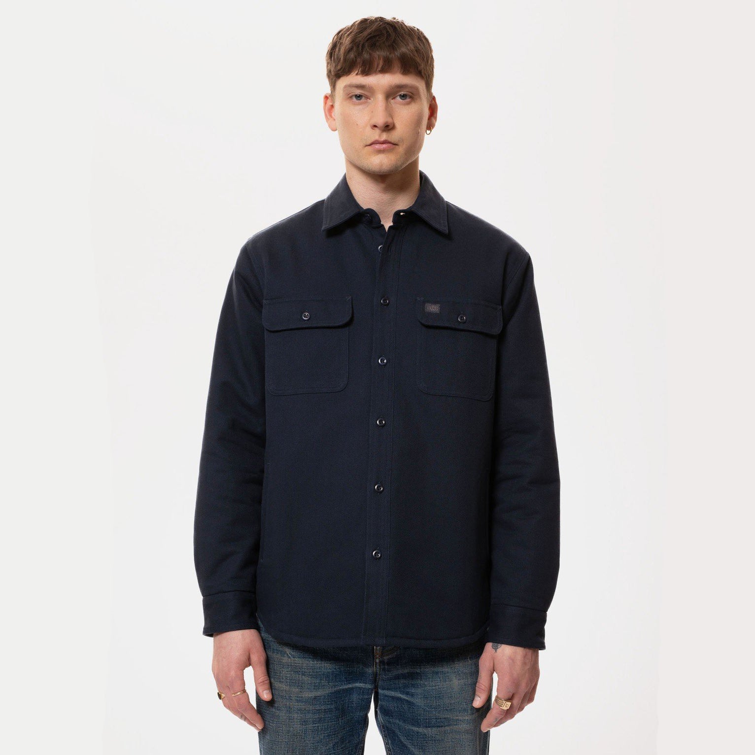 Glenn Padded Shirt - Navy