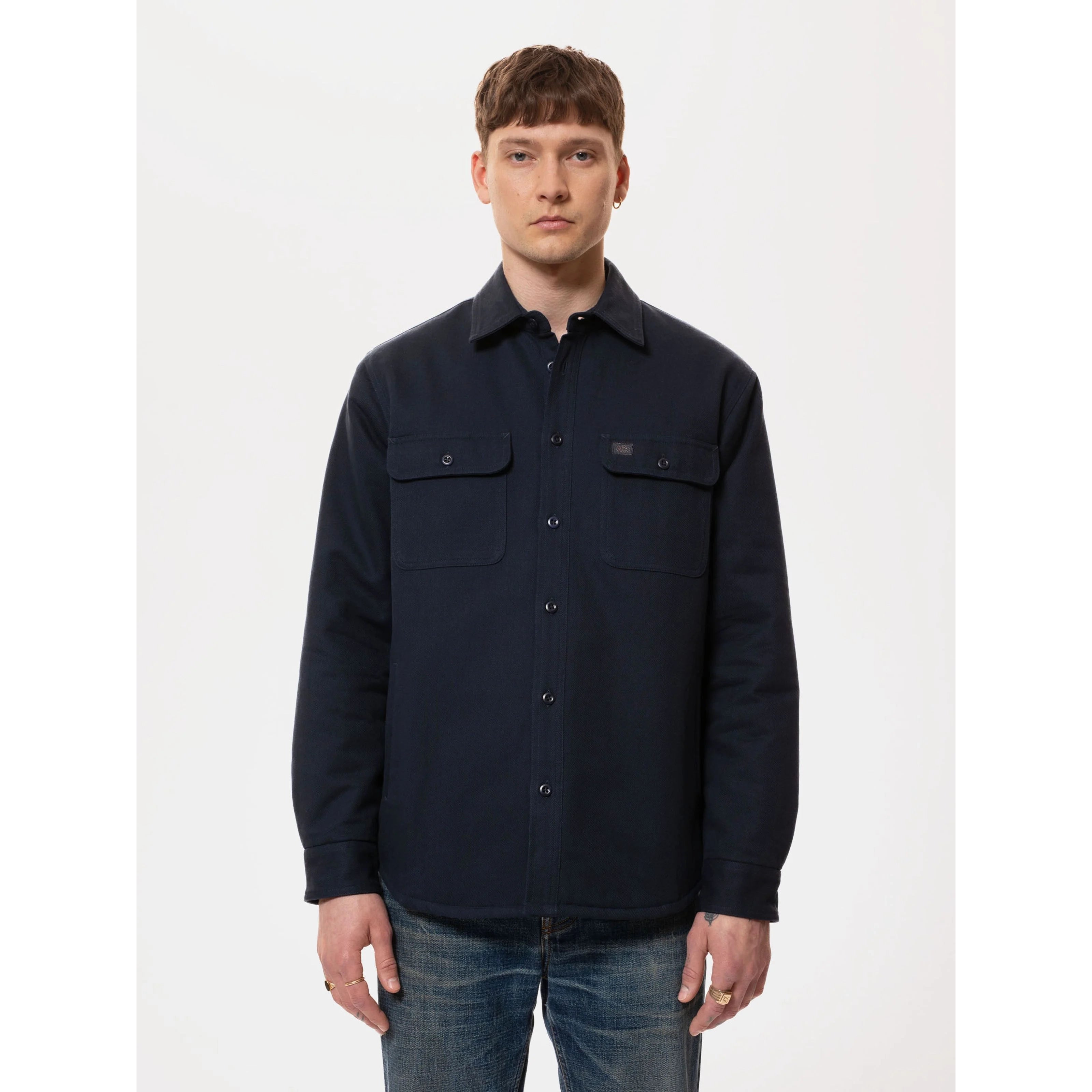 Glenn Padded Outdoor Shirt - Navy