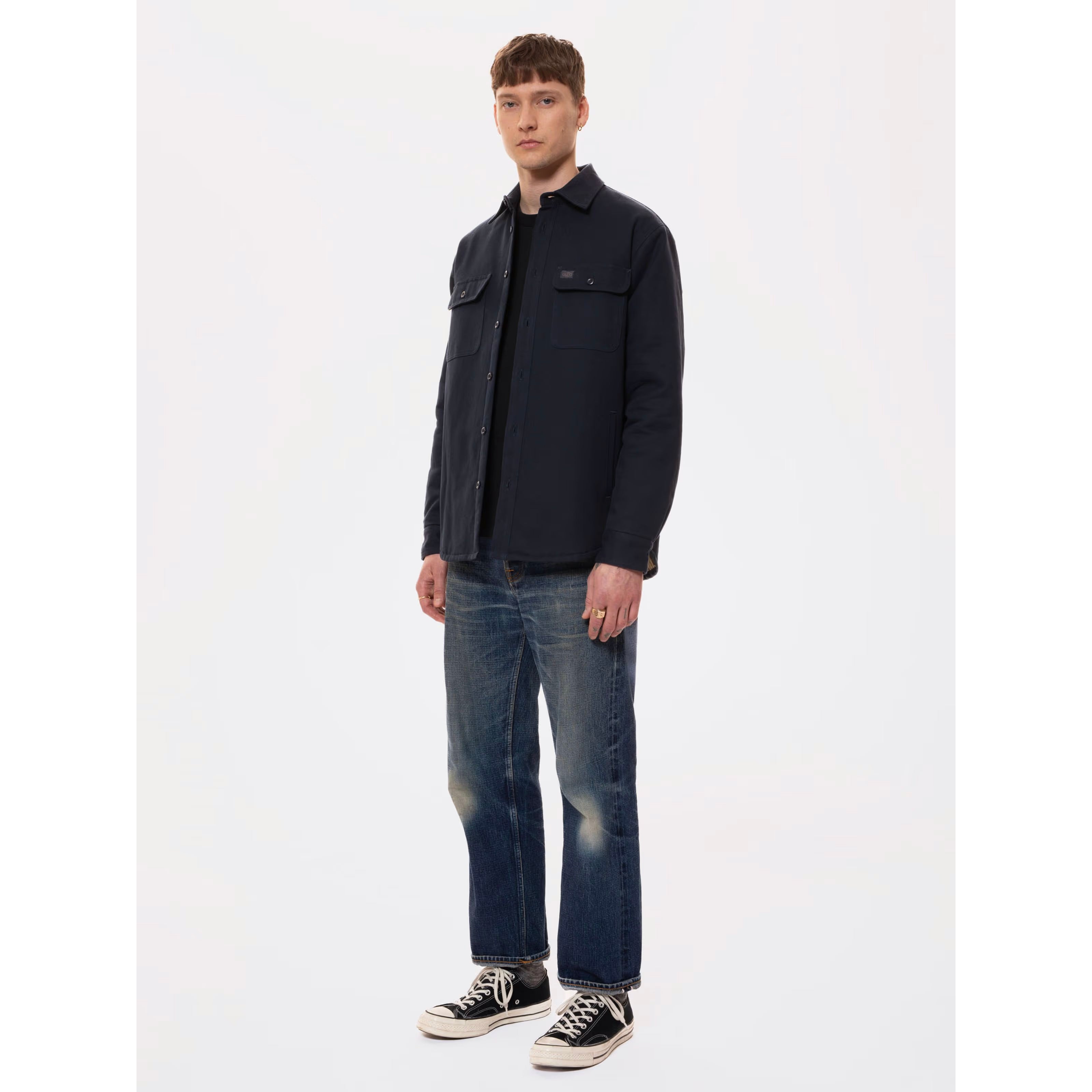 Glenn Padded Outdoor Shirt - Navy