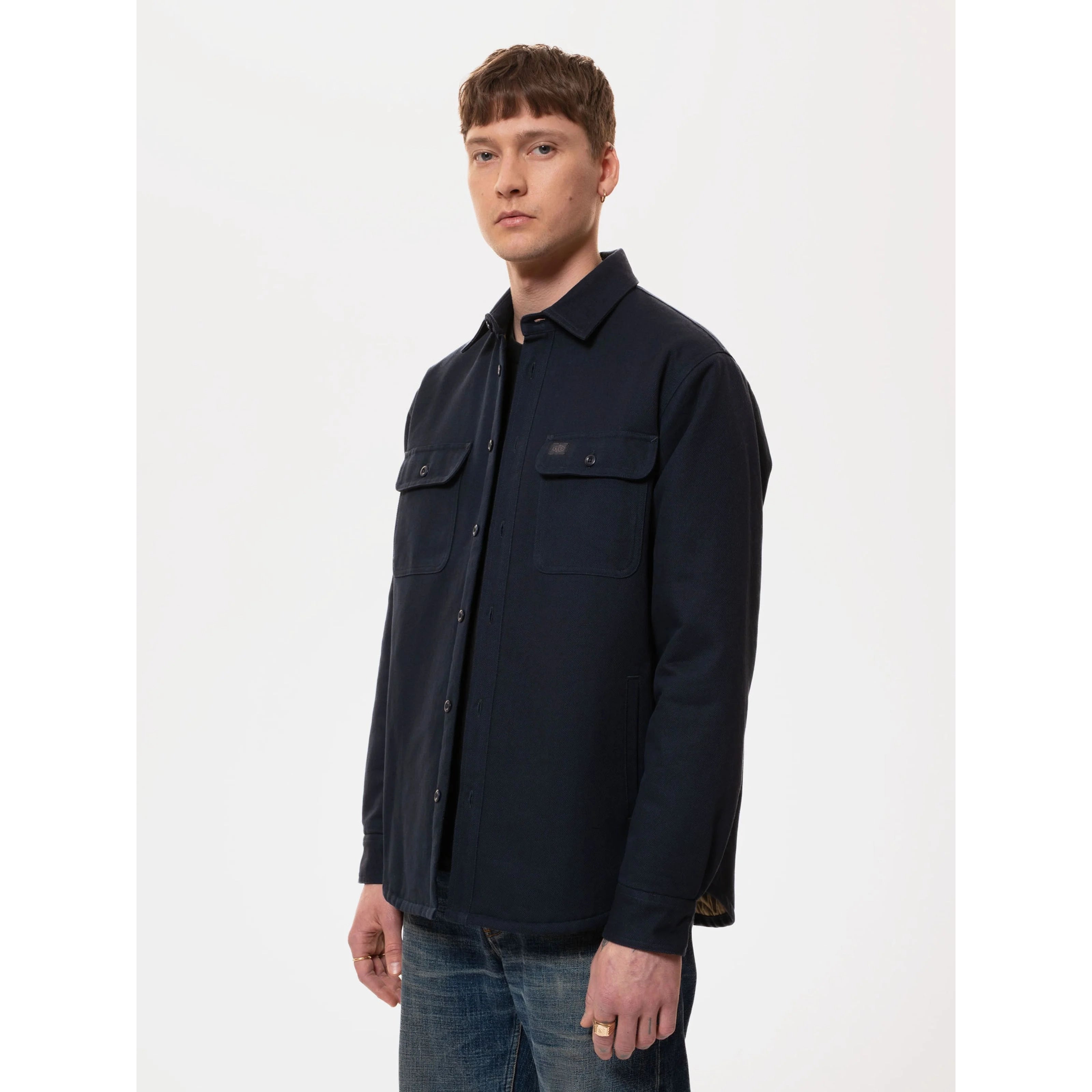 Glenn Padded Outdoor Shirt - Navy