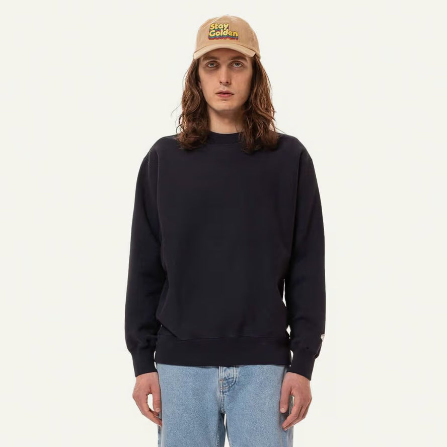 Hasse Crew Neck Sweater - Navy