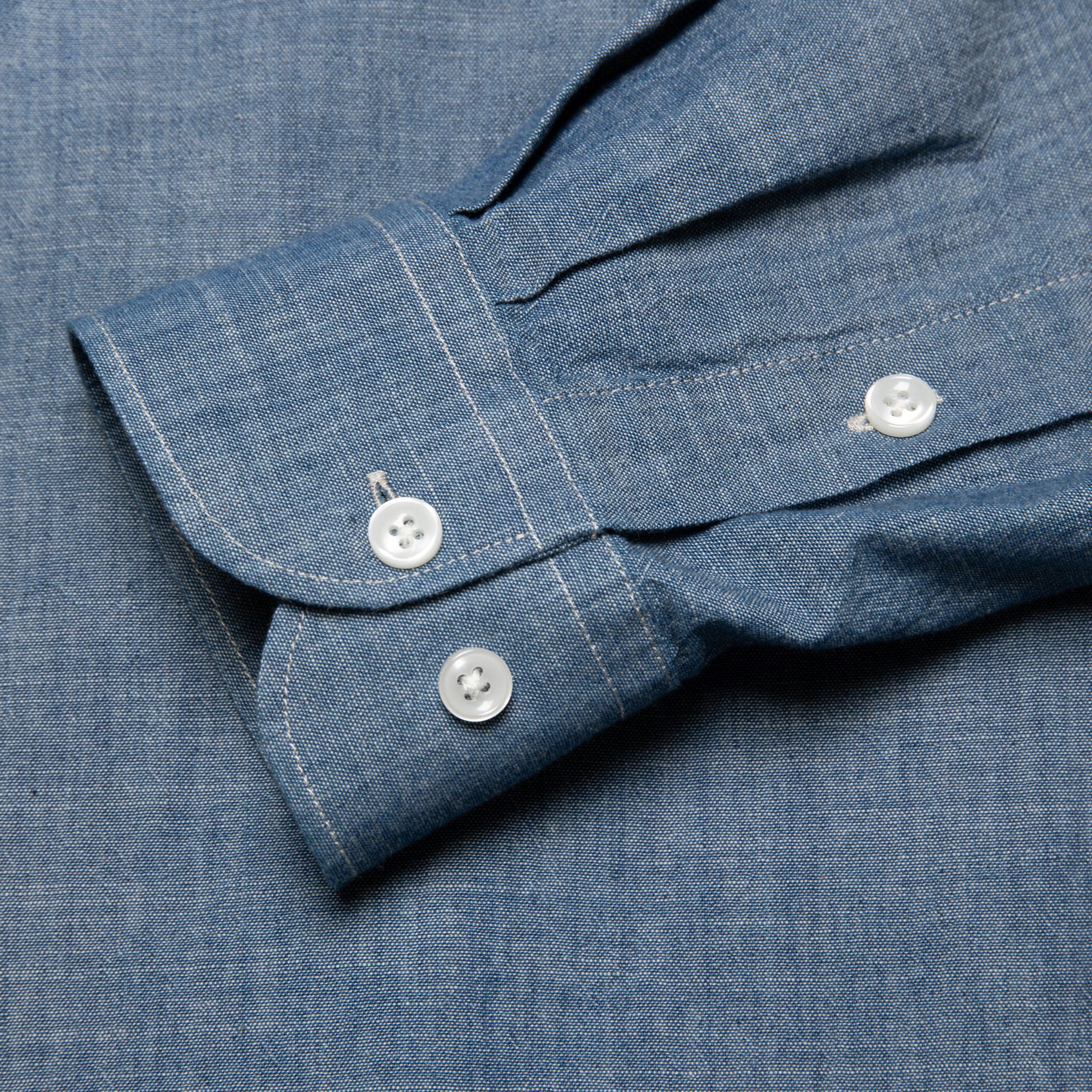 George Chambray Shirt - Blue