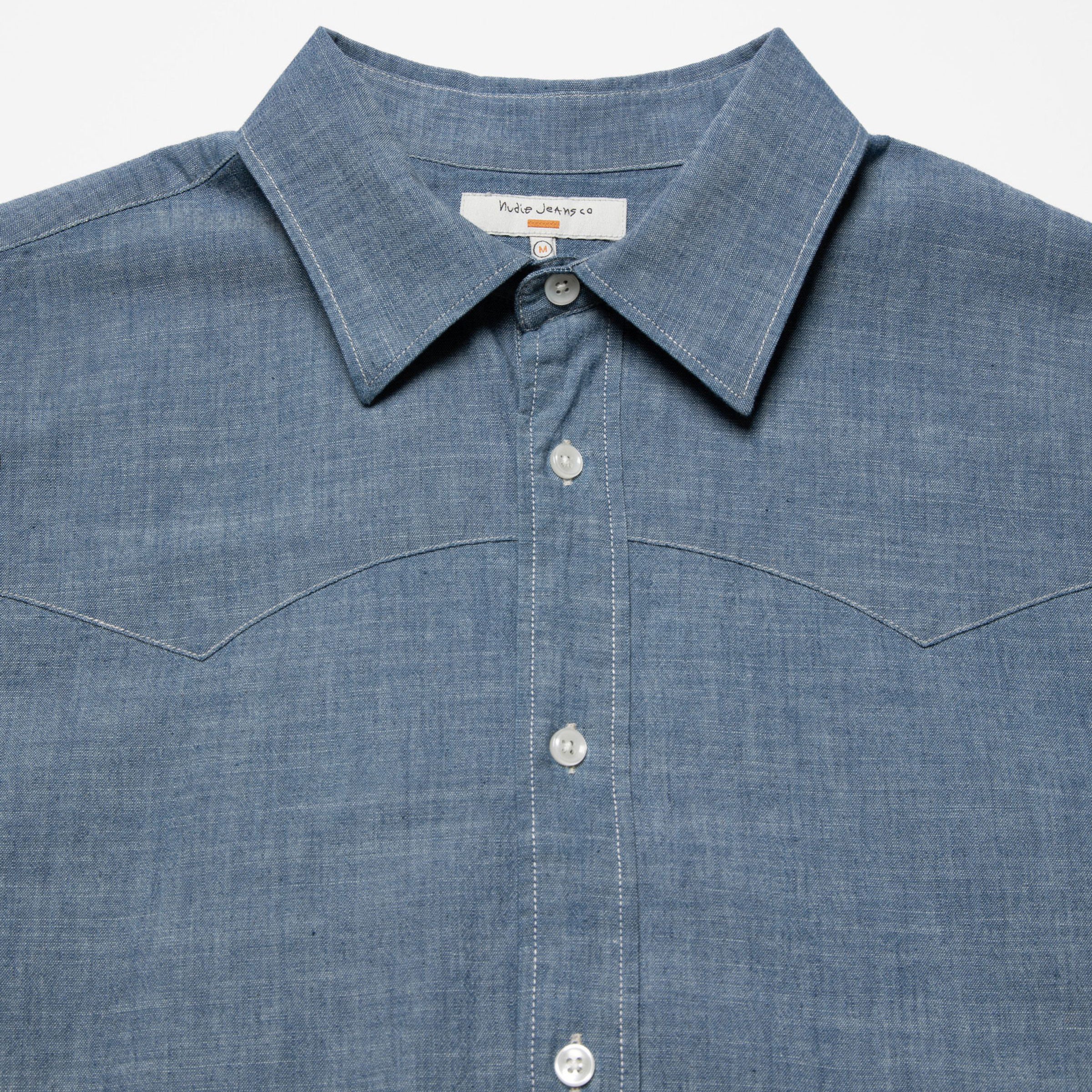 George Chambray Shirt - Blue
