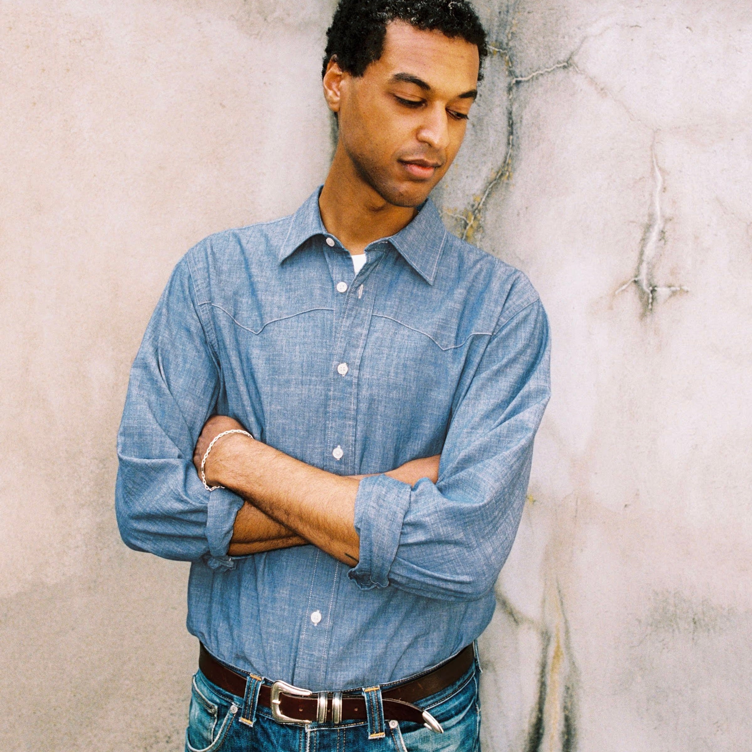 George Chambray Shirt - Blue